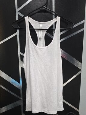 Lorna Jane White Racerback Tank Top
